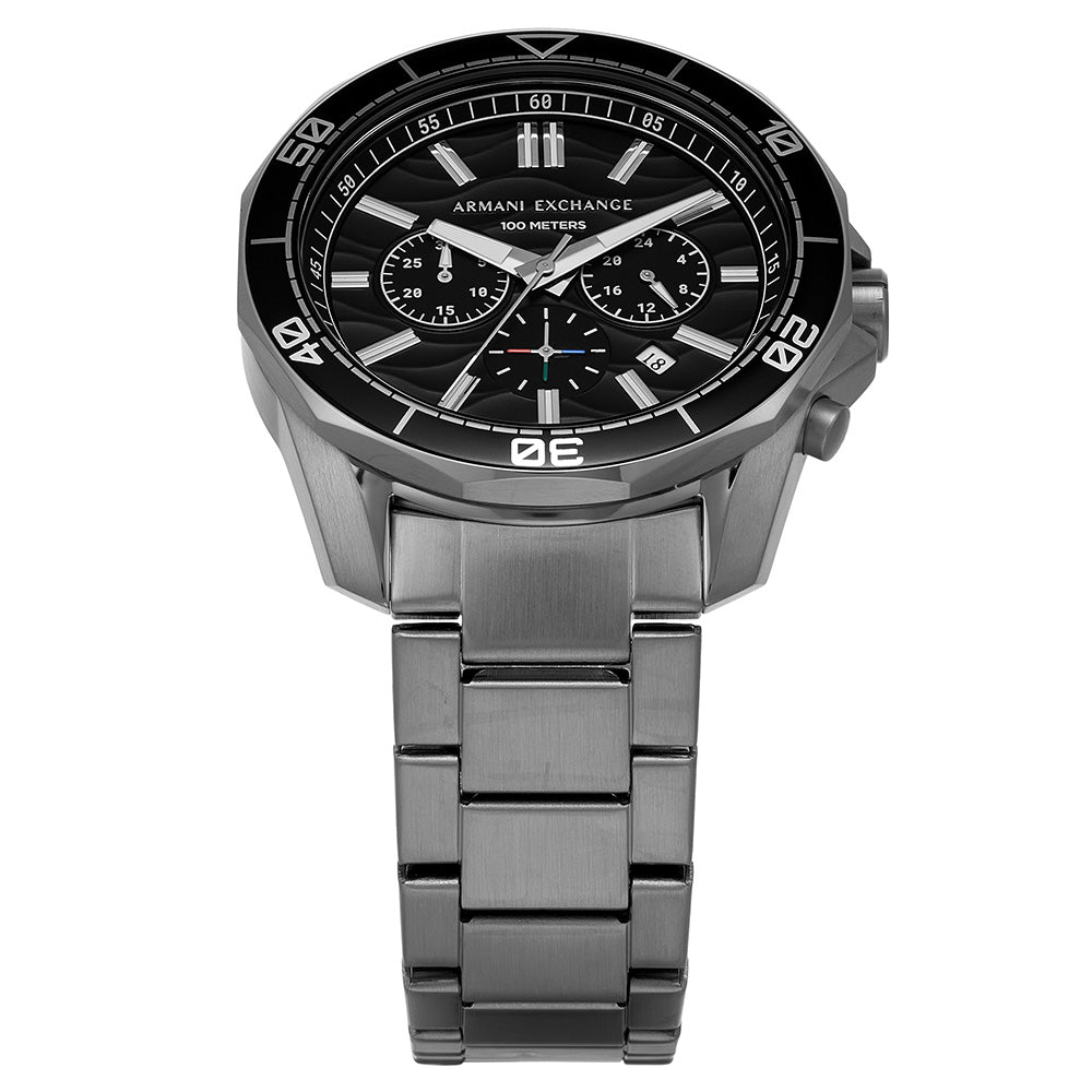 Armani Exchange Men's Spencer AX1959 Gunmetal Stainless-Steel Chronograph Watch