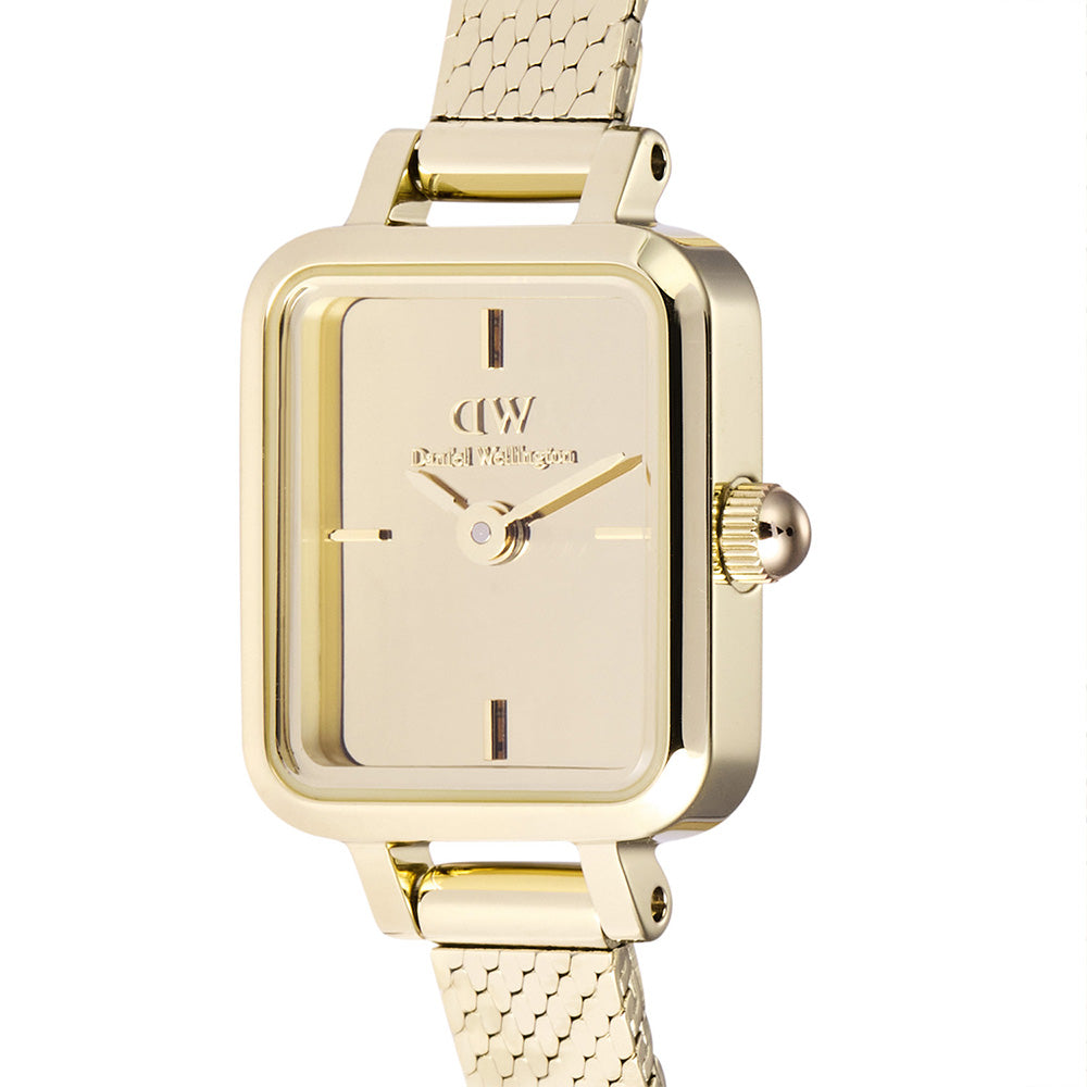Daniel Wellington Quartz Analog Mini Watch - Quadro Model DW00100801
