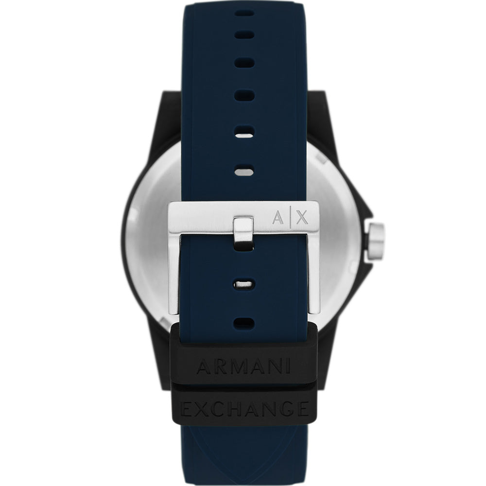 Stylish Armani Exchange AX2521 Outerbanks Men's Blue Silicone Watch