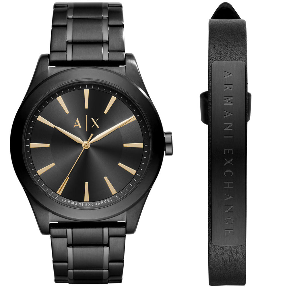 Armani Exchange Gift Set - Nico AX7102 Men's Analog Watch