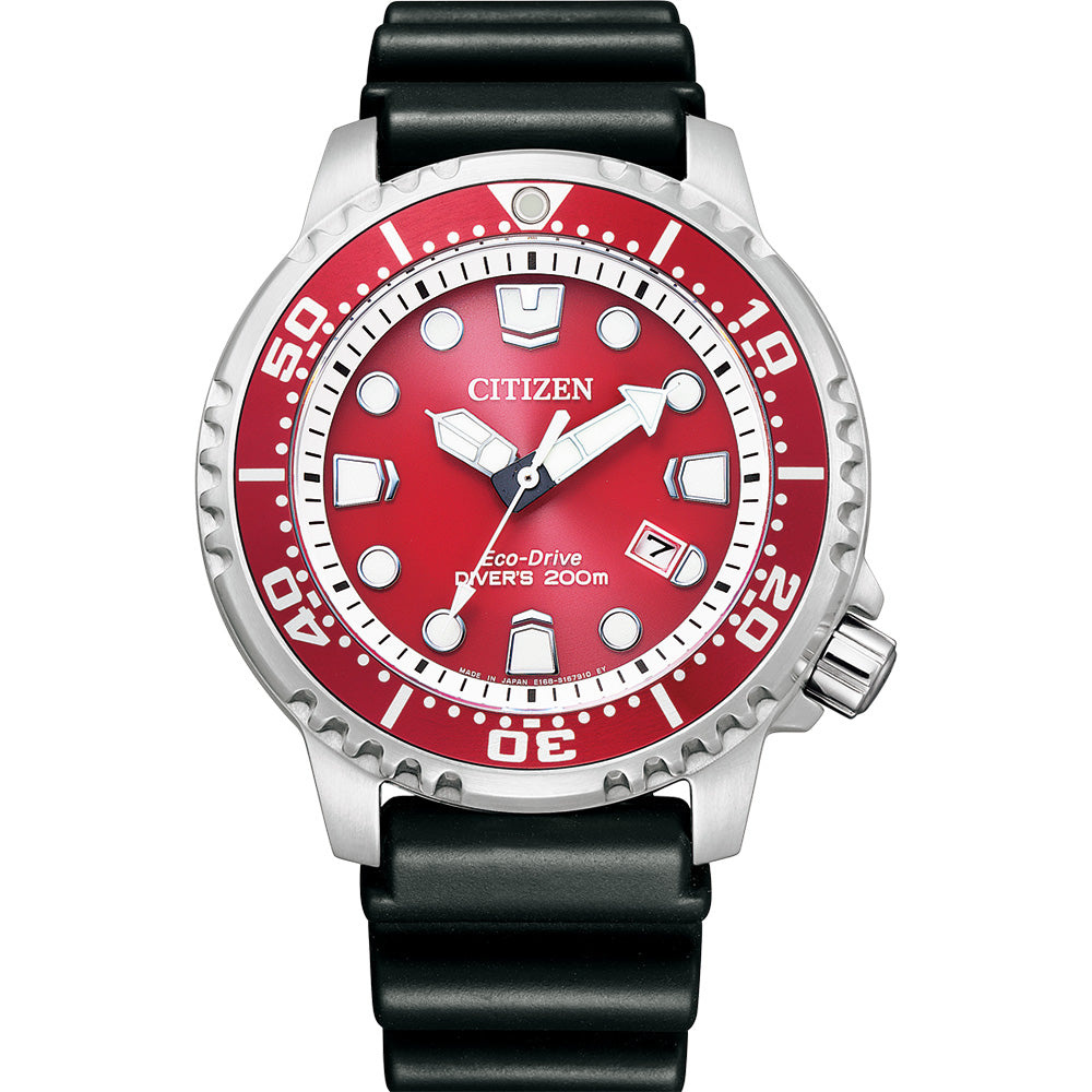 Citizen Promaster Marine Series BN0159 - 15X 44mm Men's Watch with Black Soft Rubber Strap