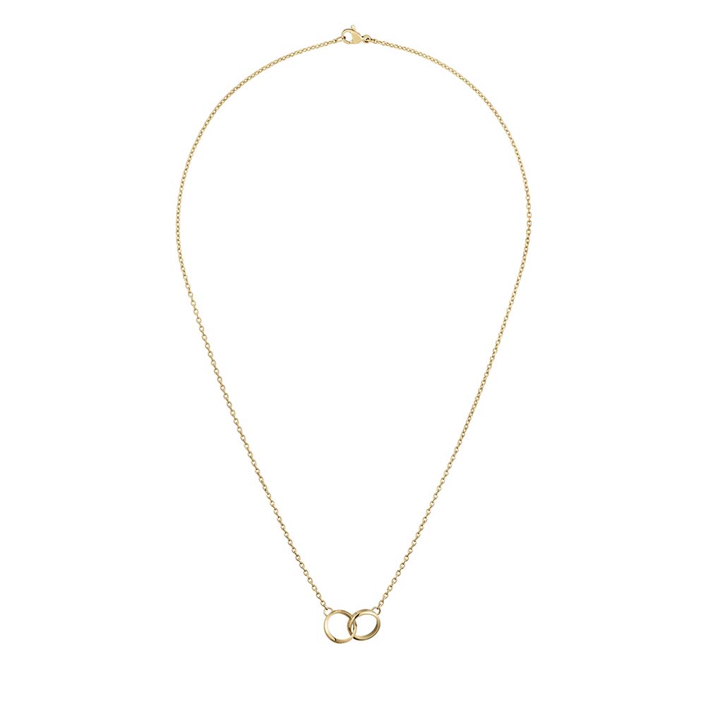 Daniel Wellington Gold - Coated Stainless Steel Elan Unity Necklace with a 45cm Chain