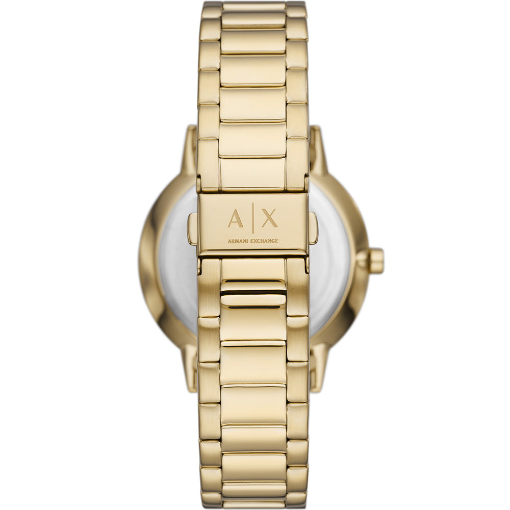 Armani Exchange Cayde AX2747 Multifunctional Luxury Men's Watch with Gold Accents