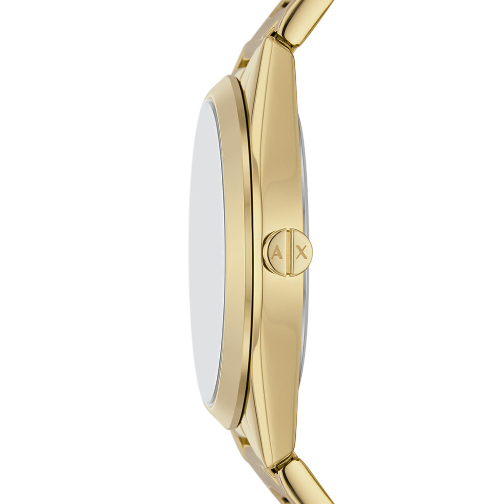 Stylish Armani Exchange AX5661 Gold Chronograph Ladies Watch by Giacomo