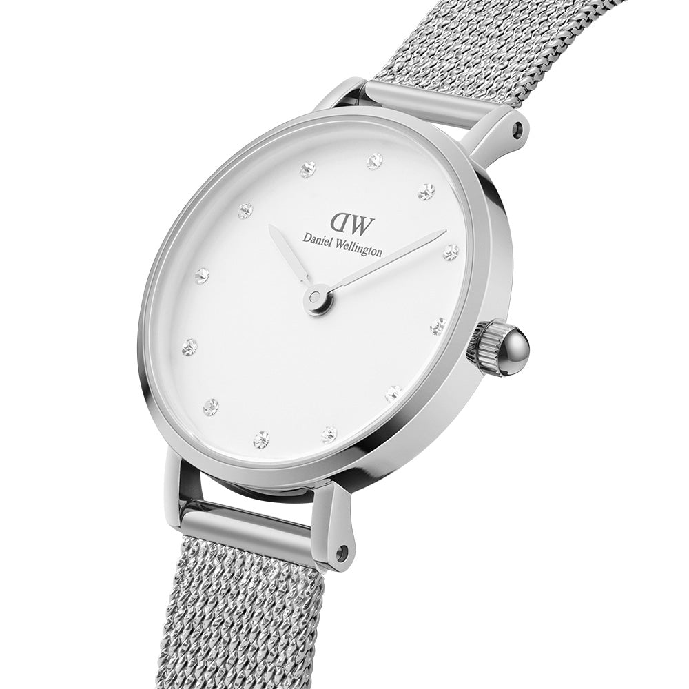 Daniel Wellington Petite Ladies' Lumine Everyday Wear Stainless Steel Mesh Band Watch DW00100602