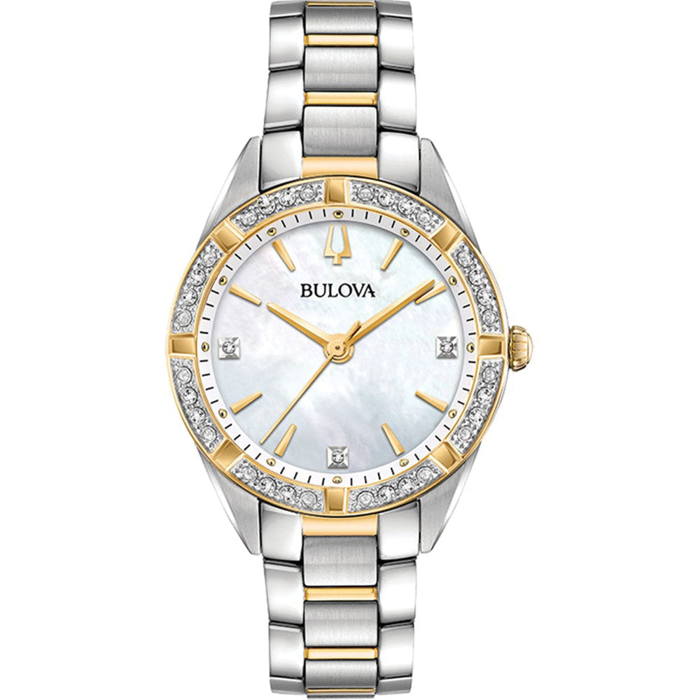 Bulova Stylish Two-Tone Diamond Women's Watch 98R263