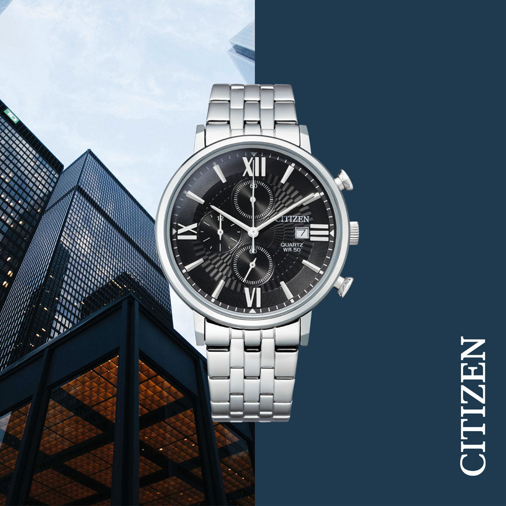 Citizen Men's AN3610 - 71E Quartz Chronograph Watch with Sleek Design