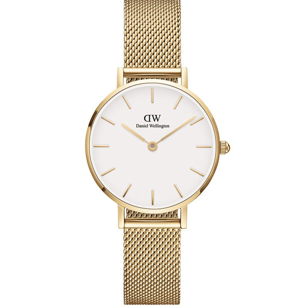 Daniel Wellington Petite Evergold DW00100350 - 32mm Gold Mesh Strap Watch