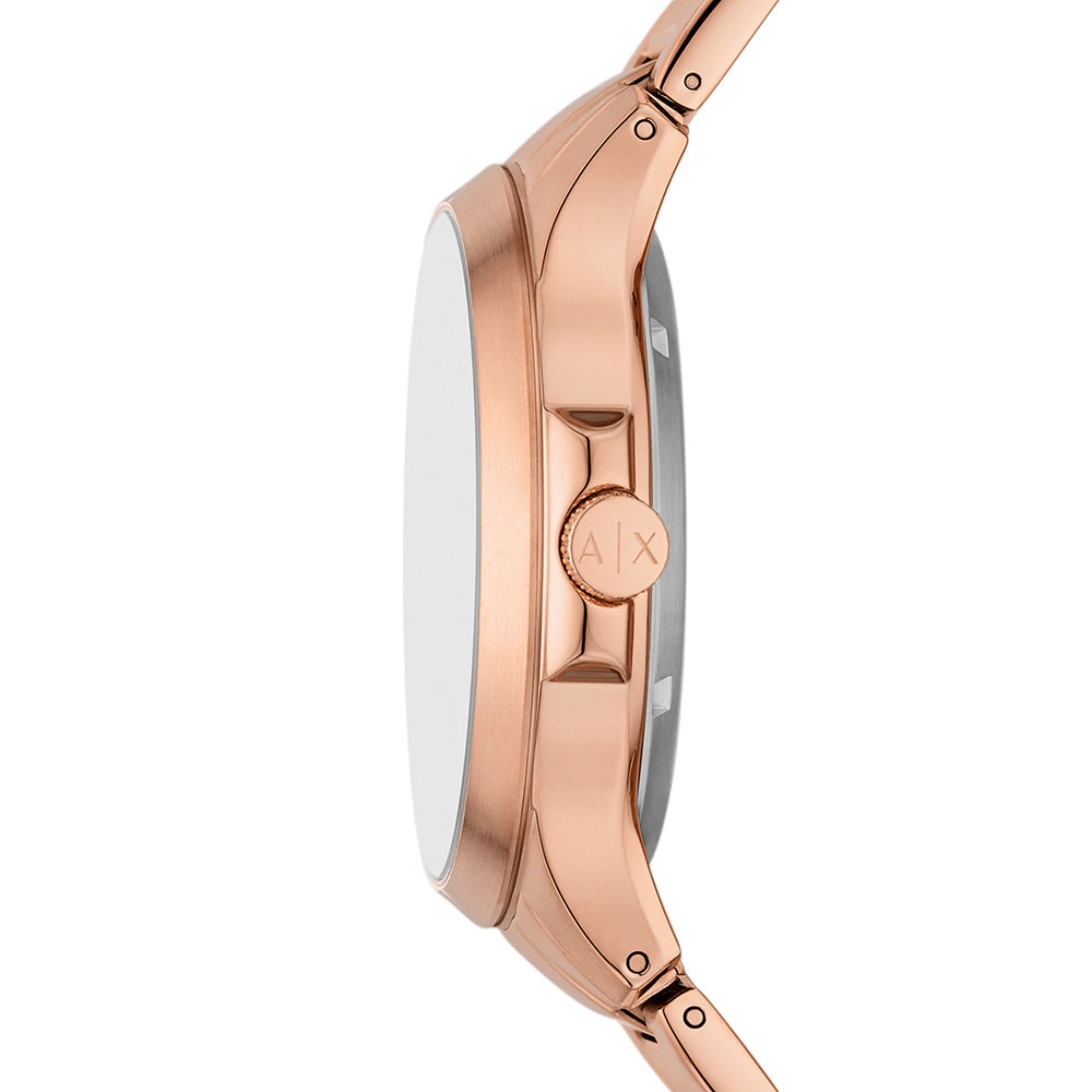 Armani Exchange Hampton AX2456 Rose Gold Automatic Watch with 46mm Case