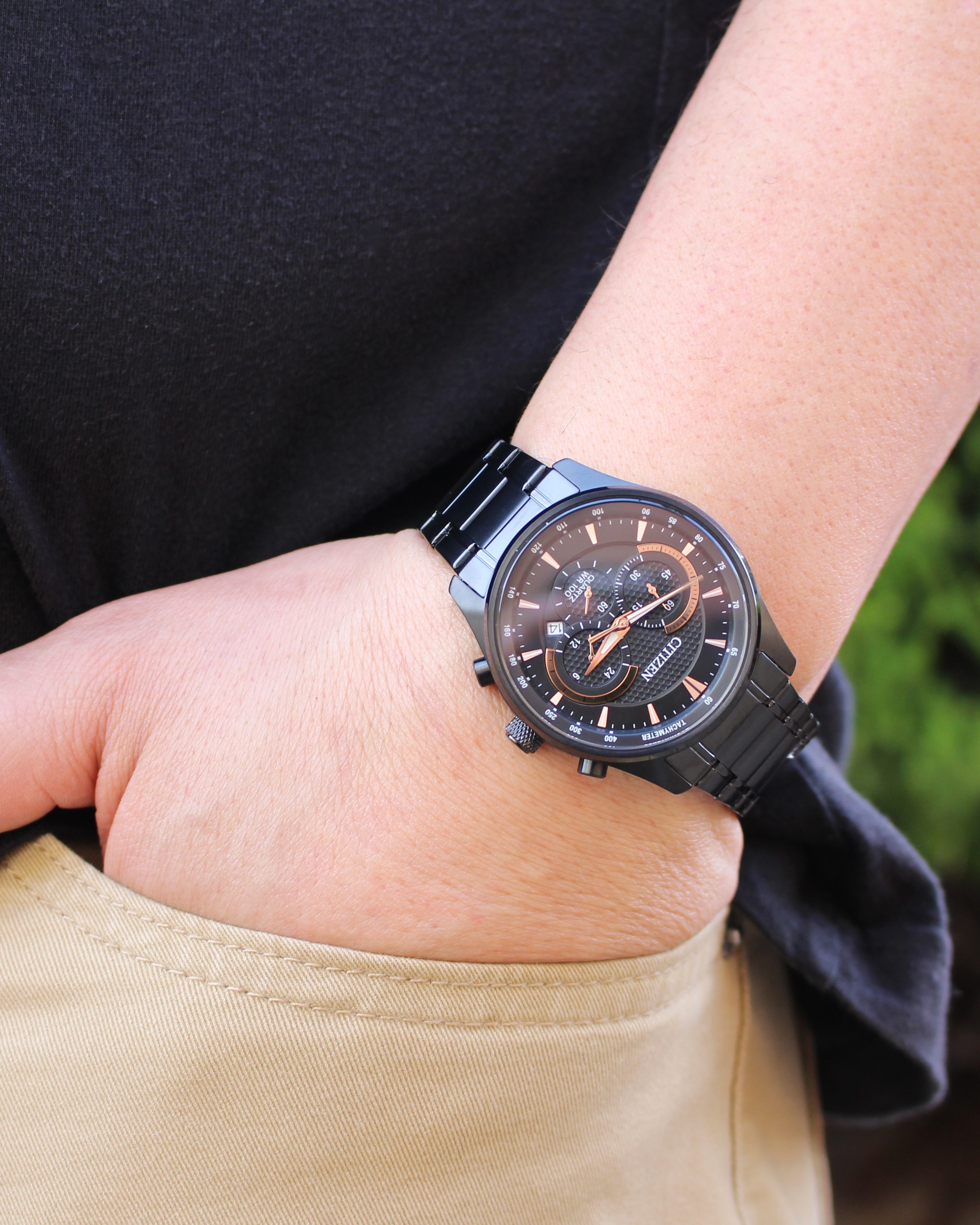 Citizen Quartz AN8195 - 58E Stylish Chronograph Watch with Durable Design