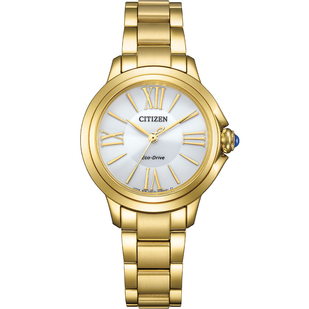Citizen Men's Eco-Drive EM1162-52A Stainless-Steel Gold-Plated Wristwatch