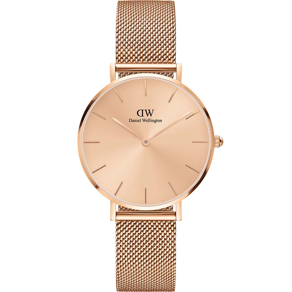 Daniel Wellington Petite Unitone DW00100471 32mm Rose Stainless Steel Mesh Watch