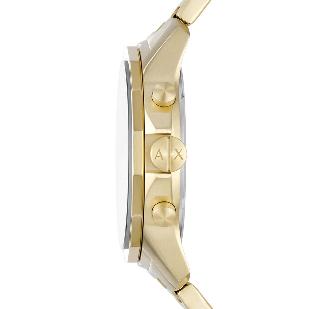 Armani Exchange Men's Banks AX1721 Gold-Tone Chronograph Wristwatch