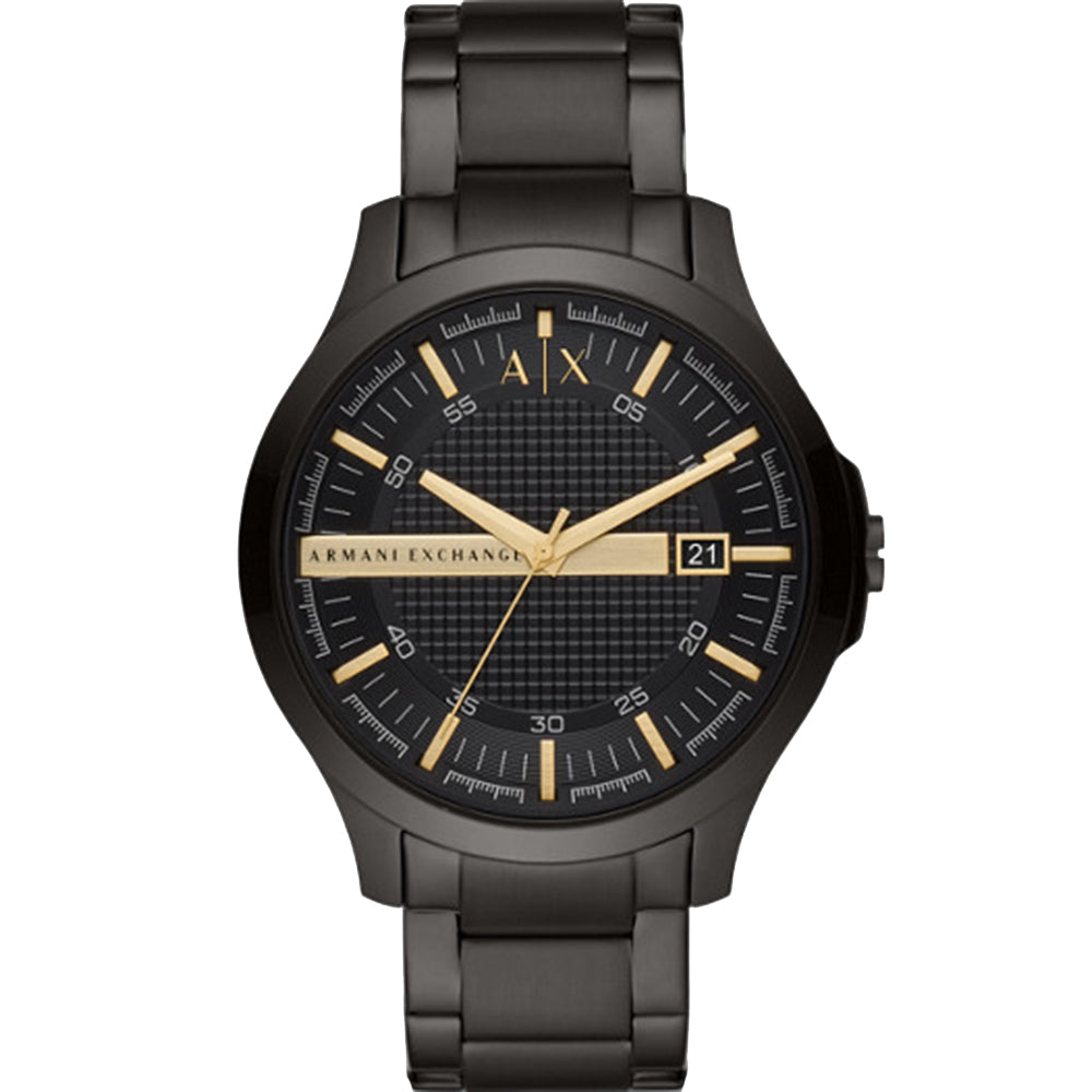 Armani Exchange Men's Hampton AX2413 Analog Watch - Black Stainless Steel Design