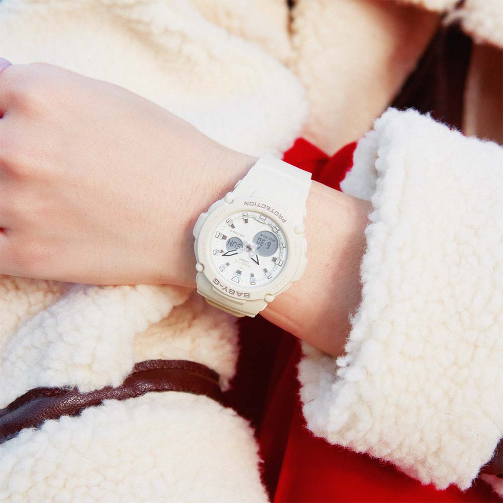 Baby-G BGA275-7A Outdoor White Watch with Stylish Design
