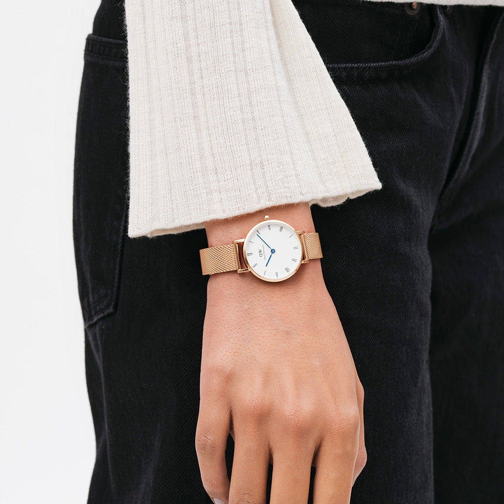 Daniel Wellington Petite Ladies' Watch - DW00100681 with Rose Gold and Melrose Mesh Bracelet