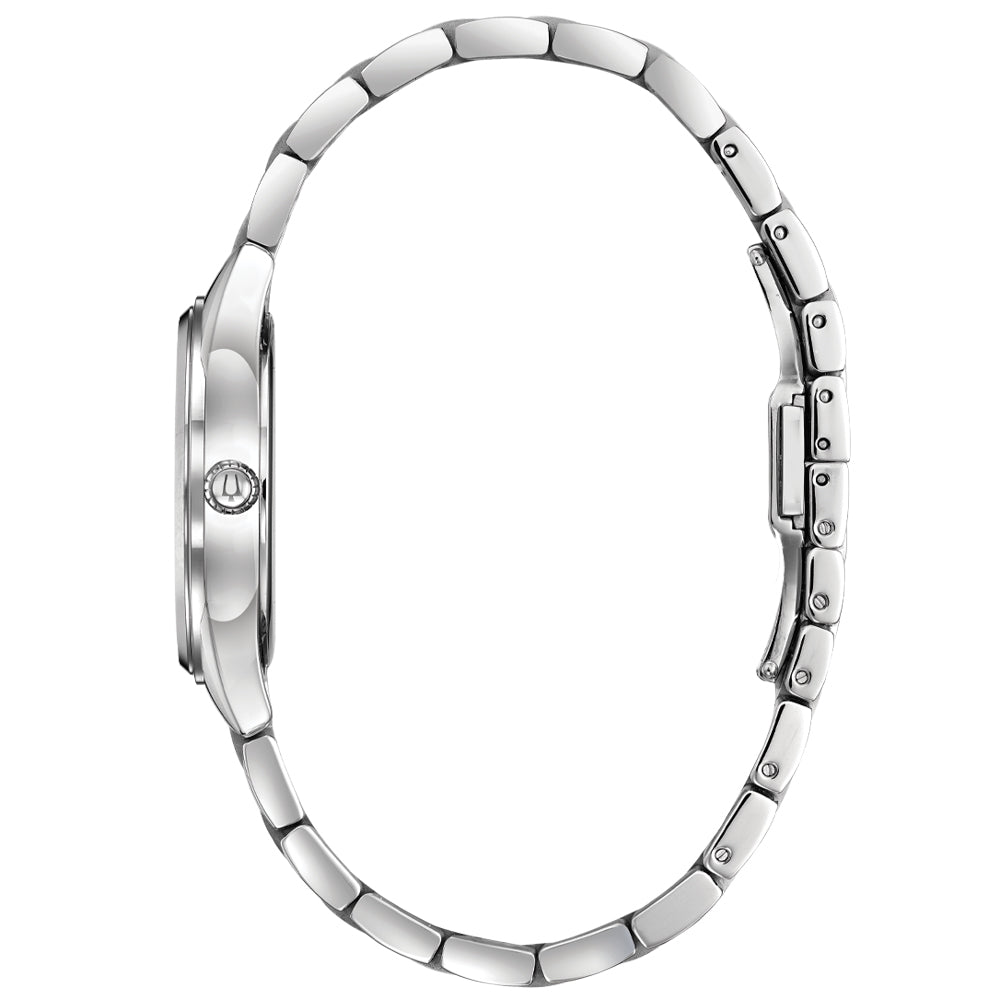 Luxurious Bulova 96P198 Diamond-Set Women's Watch with Elegant Design