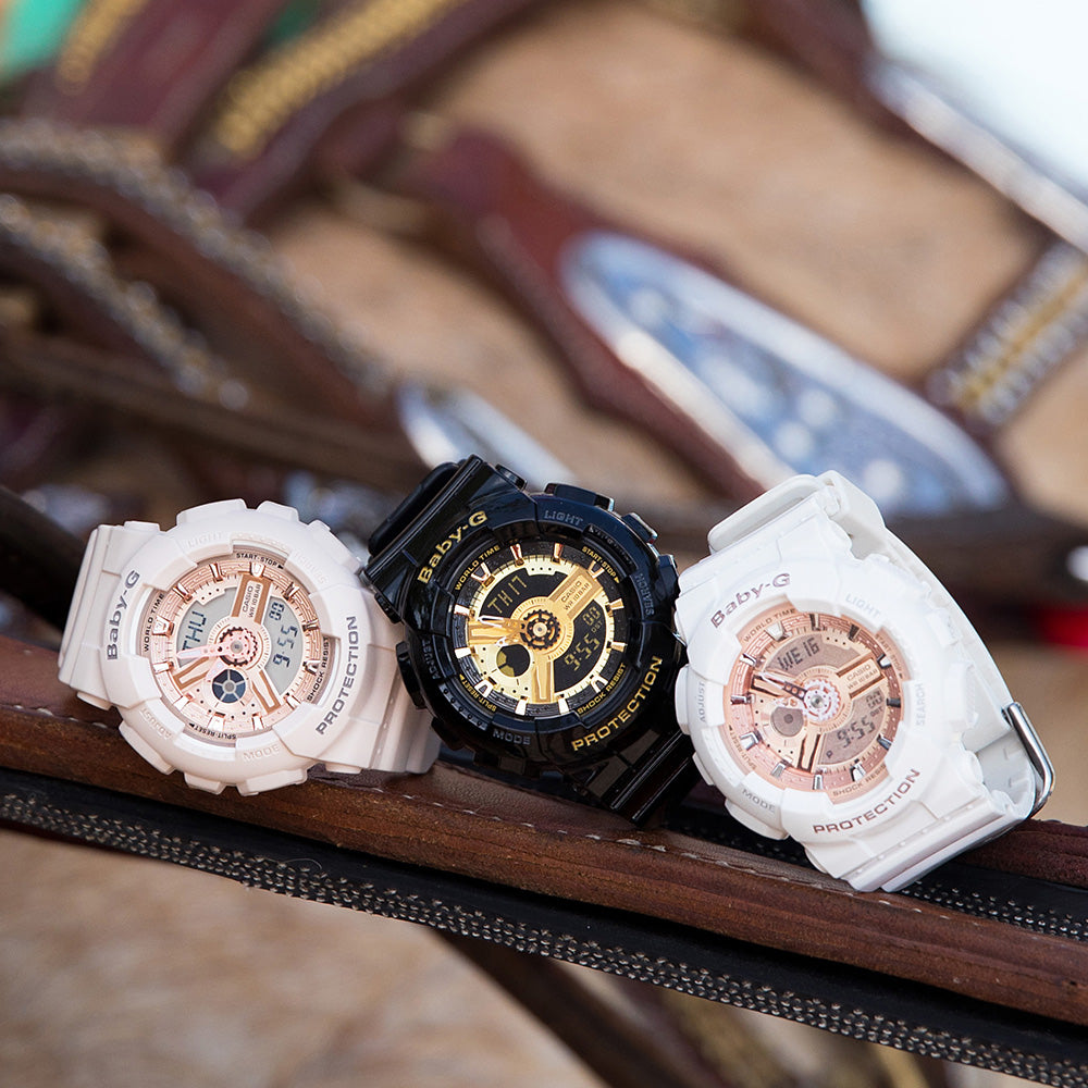 Baby-G BA110-7A1 Women's Stylish and Functional Wristwatch Inspired by G-SHOCK GA-110