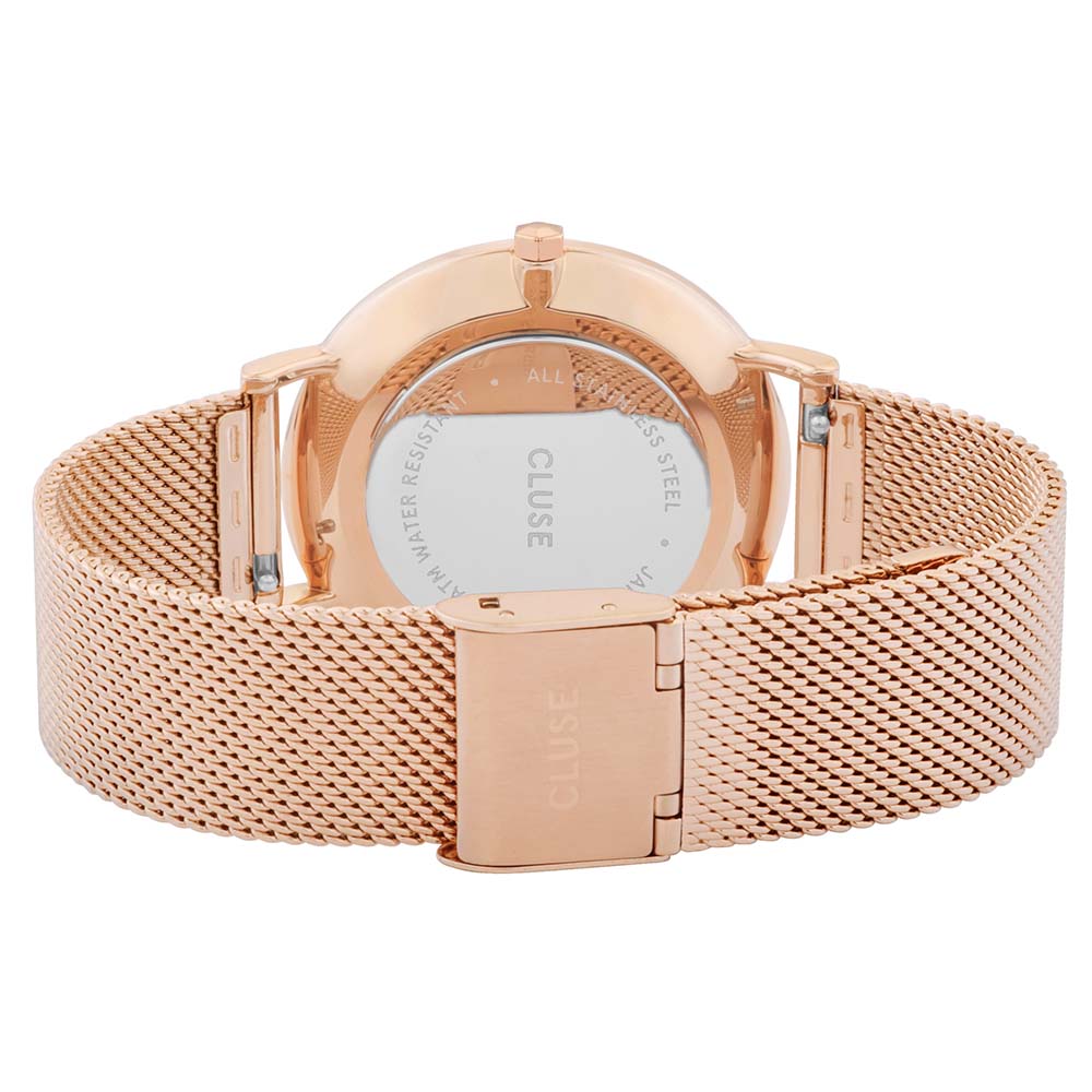 Cluse CW0101201001 Women's Boho Chic Rose Gold Mesh Bracelet Watch