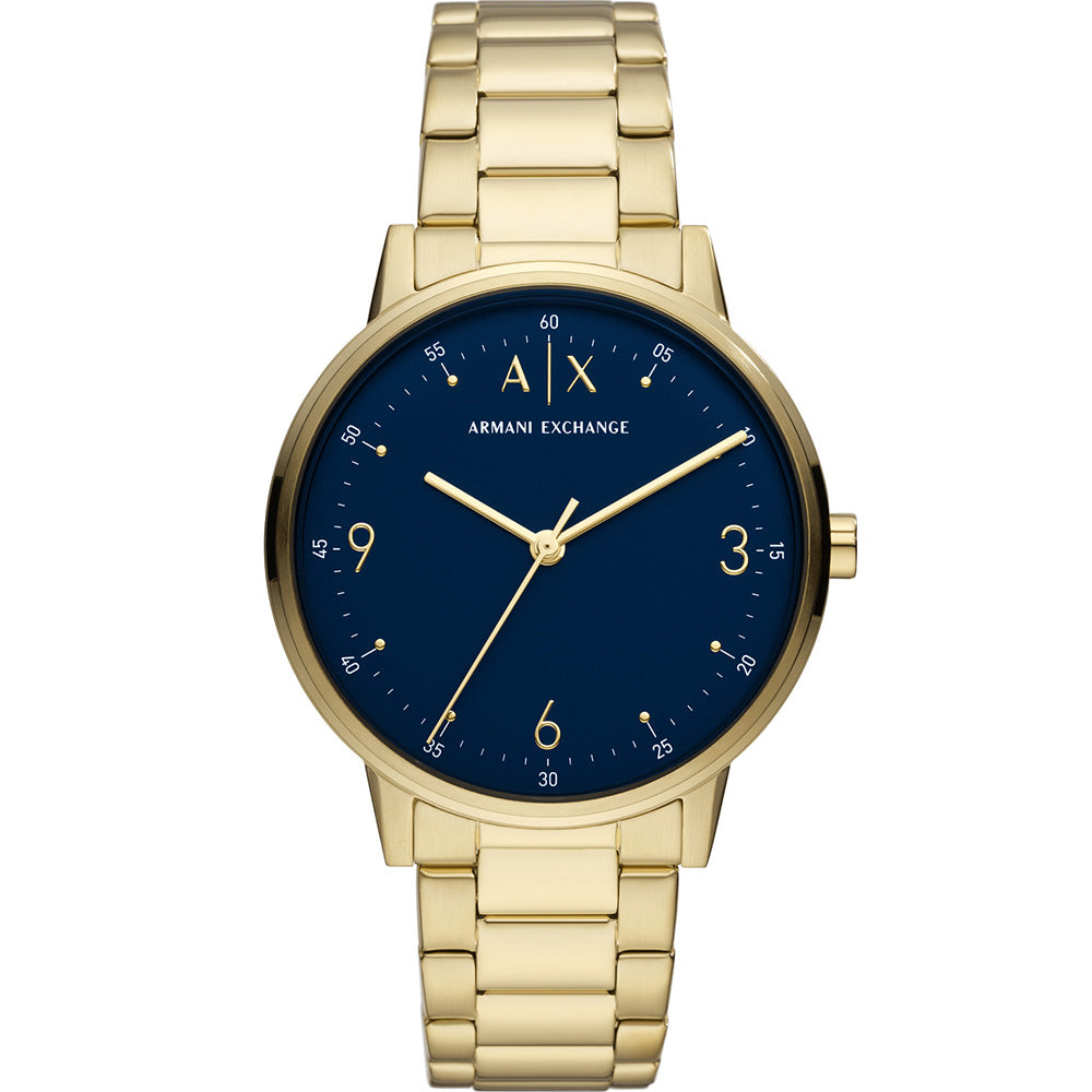 Armani Exchange Cayde AX2749 Luxury Quartz Watch with Gold Bracelet